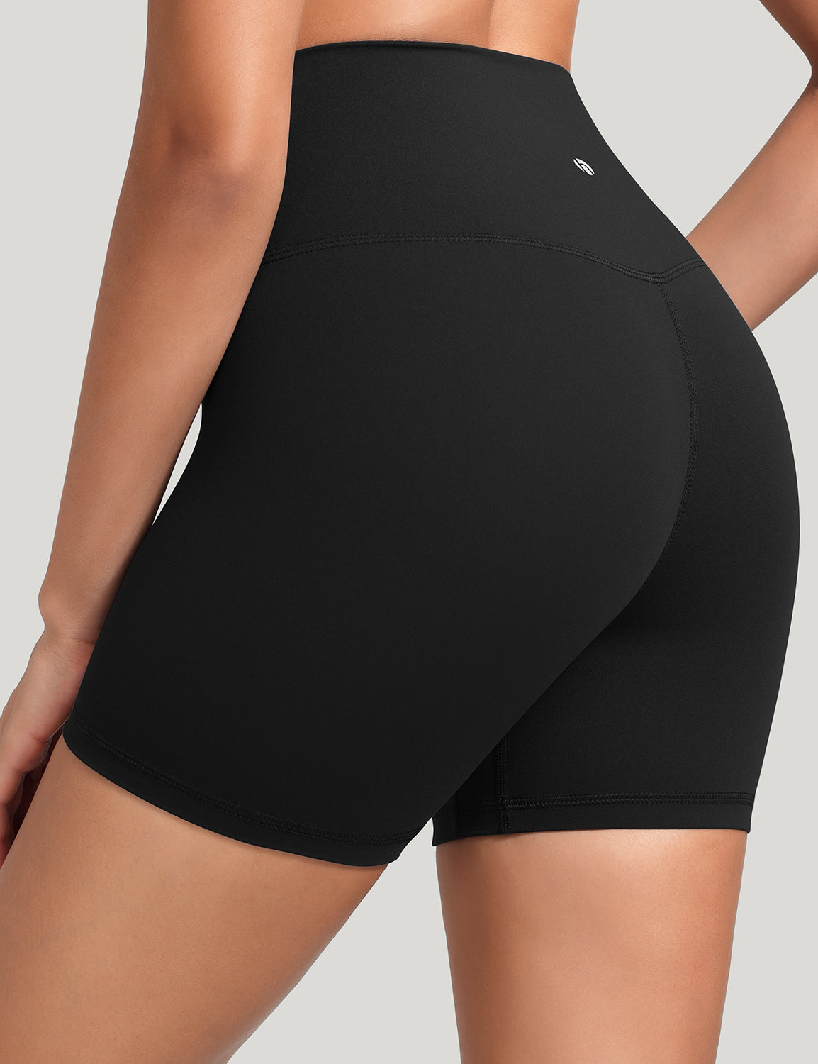HeyNuts Workout Pro Biker Short for Women, High Waisted Tummy Control Fitness Running Yoga Gym shorts 4''