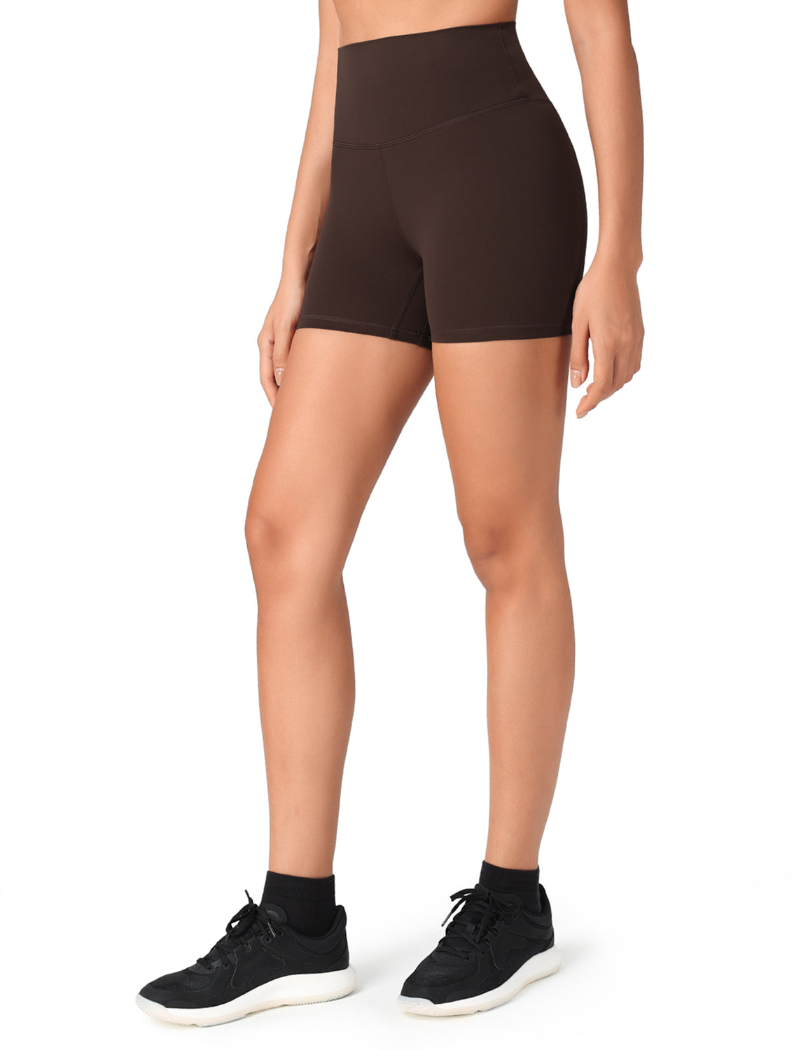 HeyNuts Workout Pro Biker Short for Women, High Waisted Tummy Control Fitness Running Yoga Gym shorts 4''