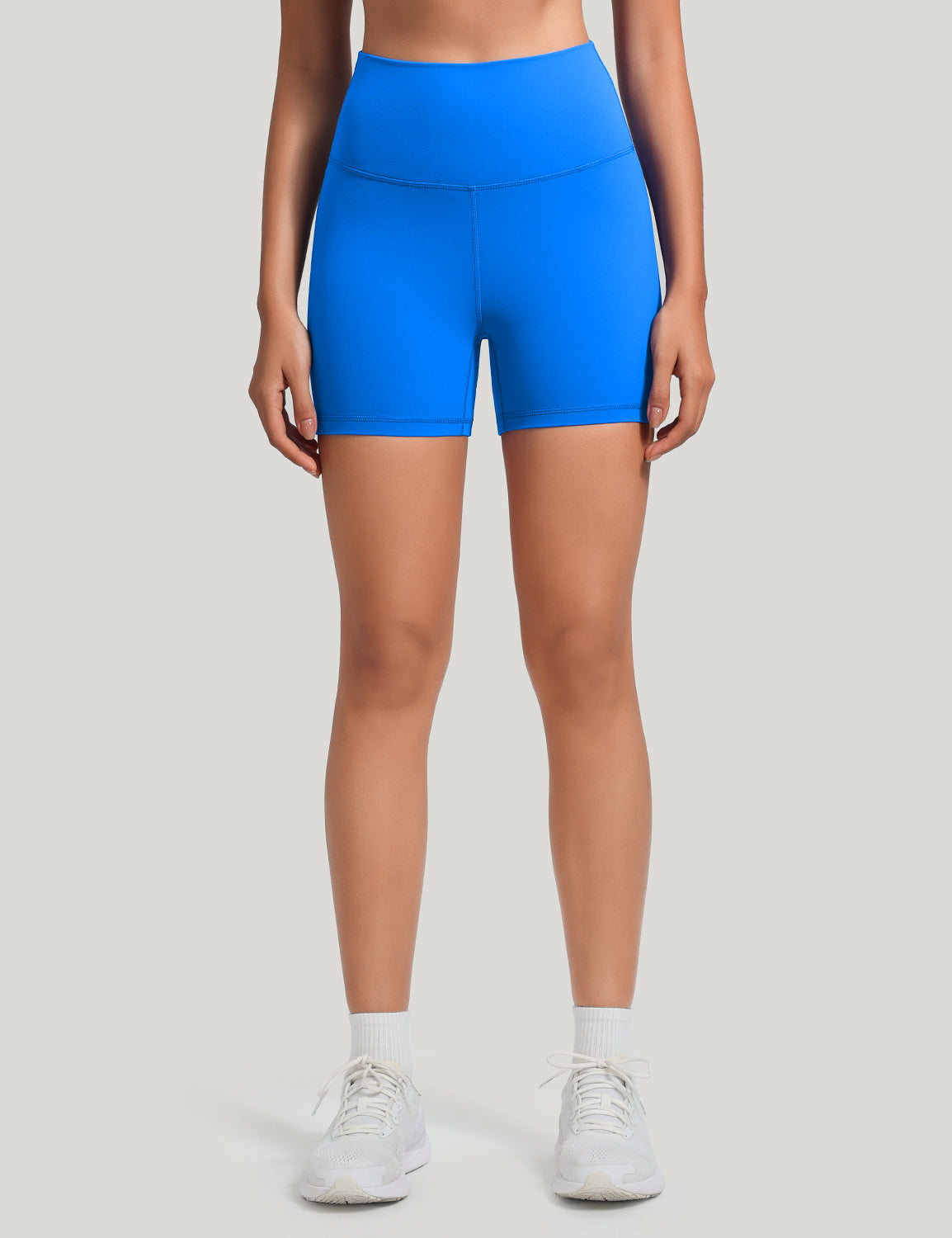 HeyNuts Workout Pro Biker Short for Women, High Waisted Tummy Control Fitness Running Yoga Gym shorts 4''