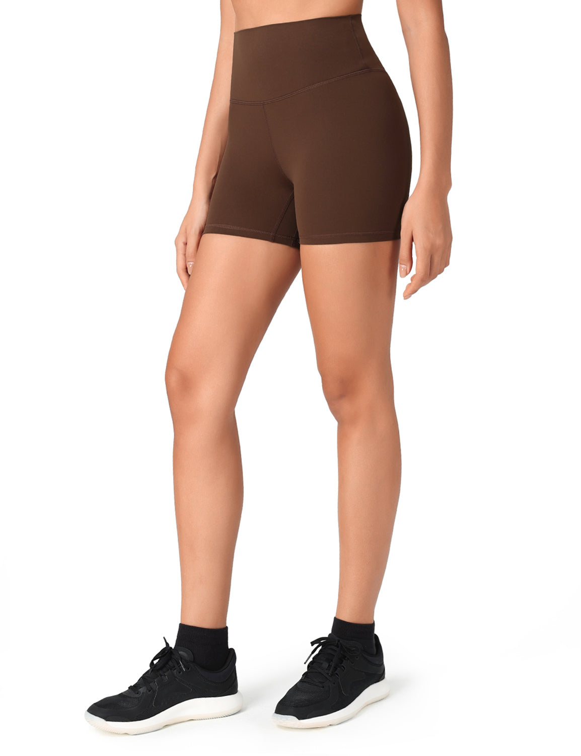 HeyNuts Workout Pro Biker Short for Women, High Waisted Tummy Control Fitness Running Yoga Gym shorts 4''