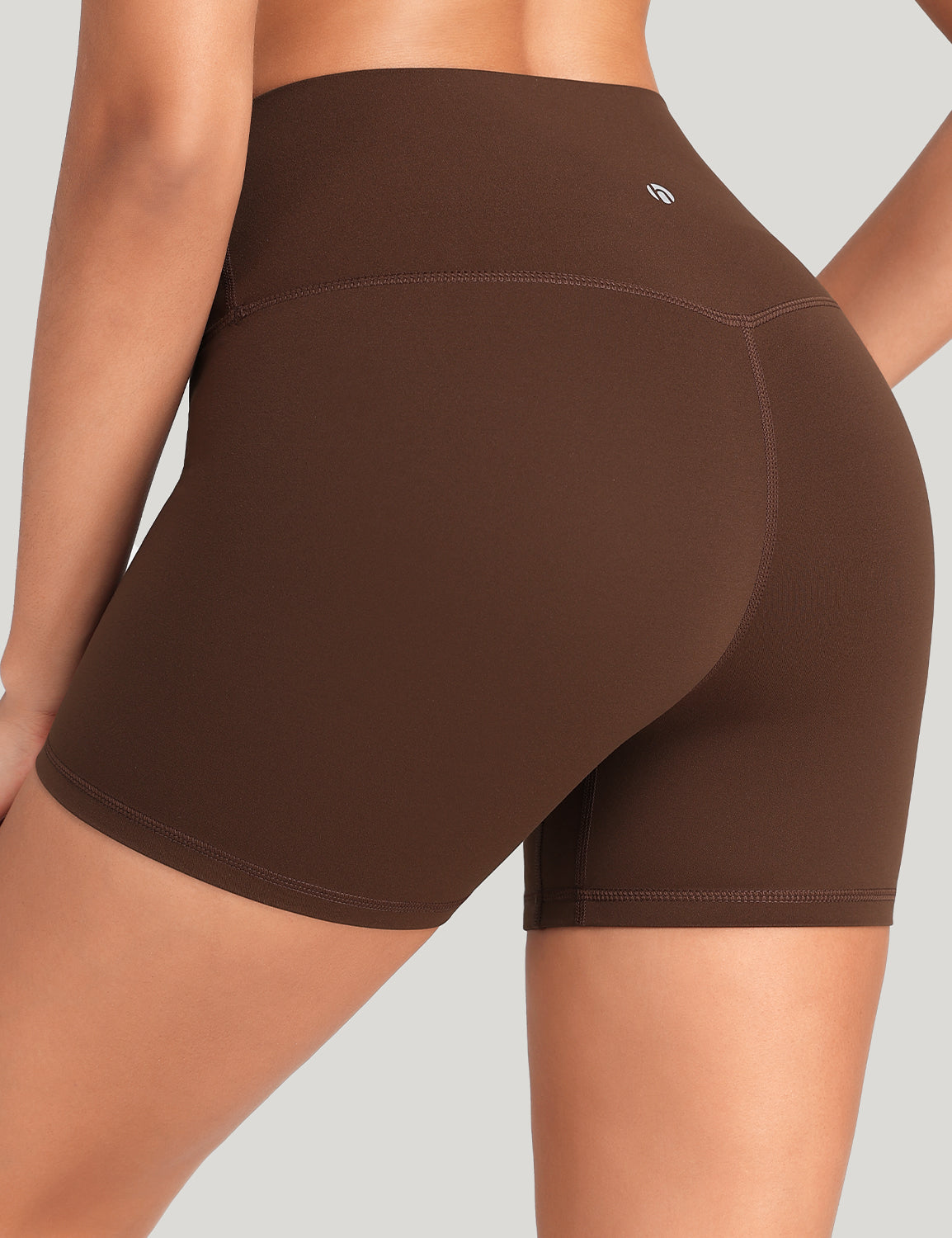 HeyNuts Workout Pro Biker Short for Women, High Waisted Tummy Control Fitness Running Yoga Gym shorts 4''
