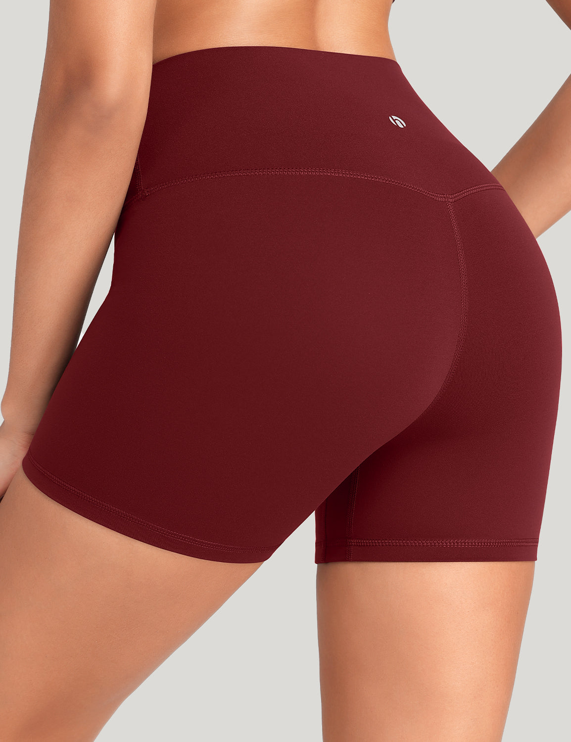 HeyNuts Workout Pro Biker Short for Women, High Waisted Tummy Control Fitness Running Yoga Gym shorts 4''