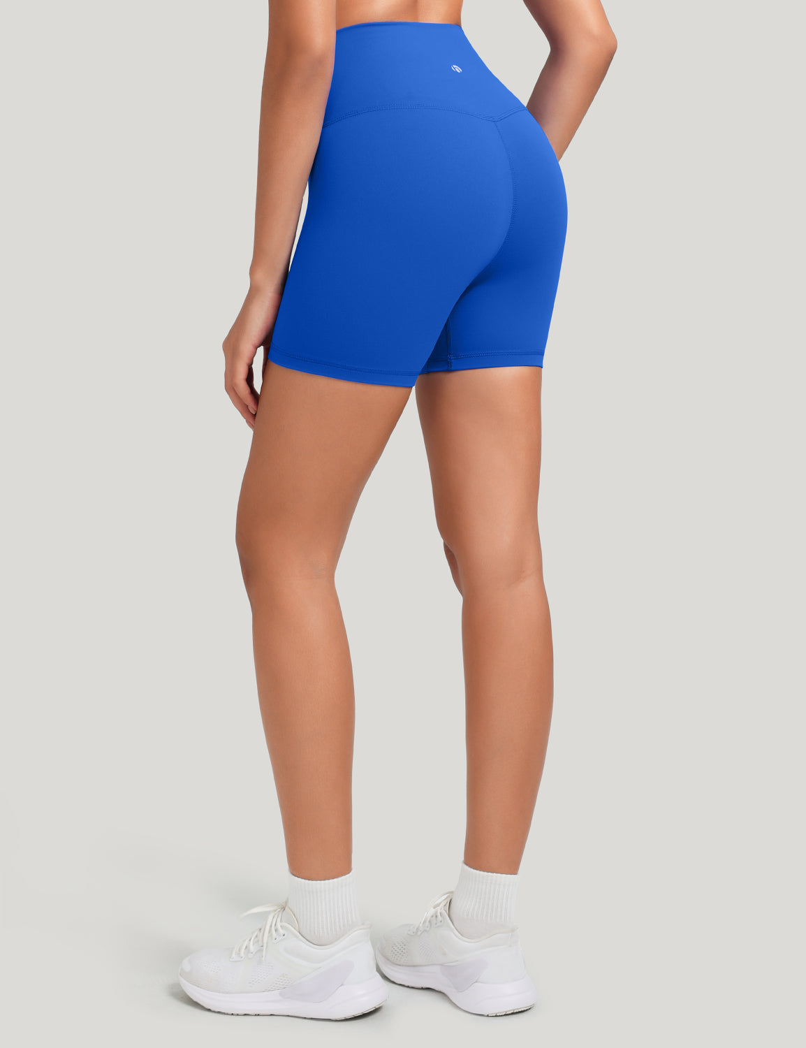 HeyNuts Workout Pro Biker Short for Women, High Waisted Tummy Control Fitness Running Yoga Gym shorts 4''