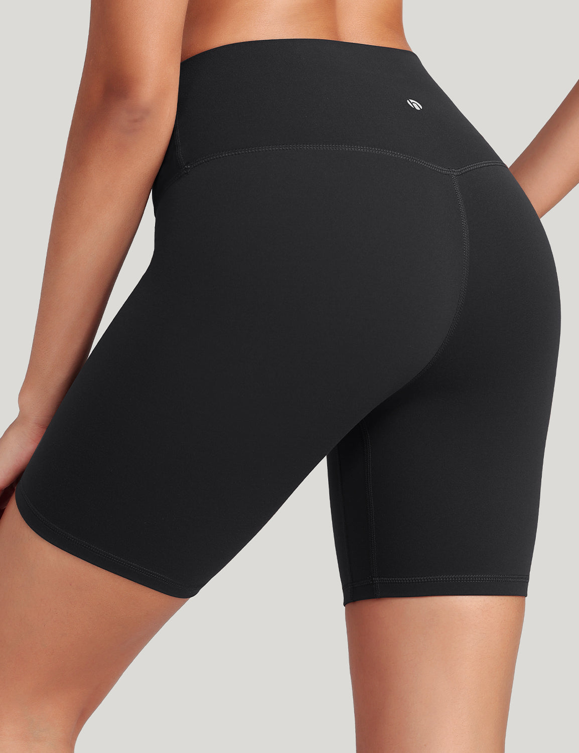 HeyNuts Women's Workout Pro Biker Short, High Waisted Tummy Control Athletic Running Spandex Yoga shorts 6''