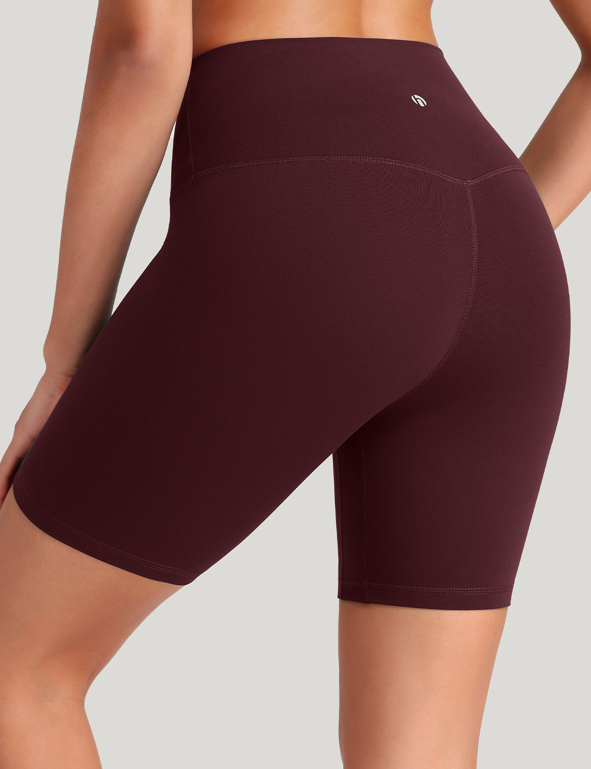 HeyNuts Women's Workout Pro Biker Short, High Waisted Tummy Control Athletic Running Spandex Yoga shorts 6''