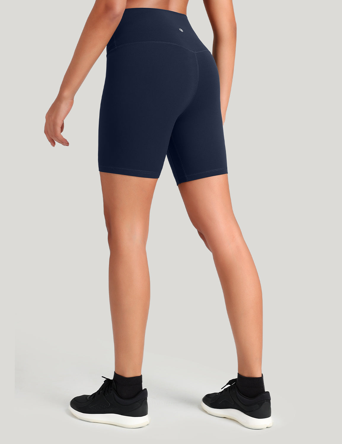 HeyNuts Women's Workout Pro Biker Short, High Waisted Tummy Control Athletic Running Spandex Yoga shorts 6''