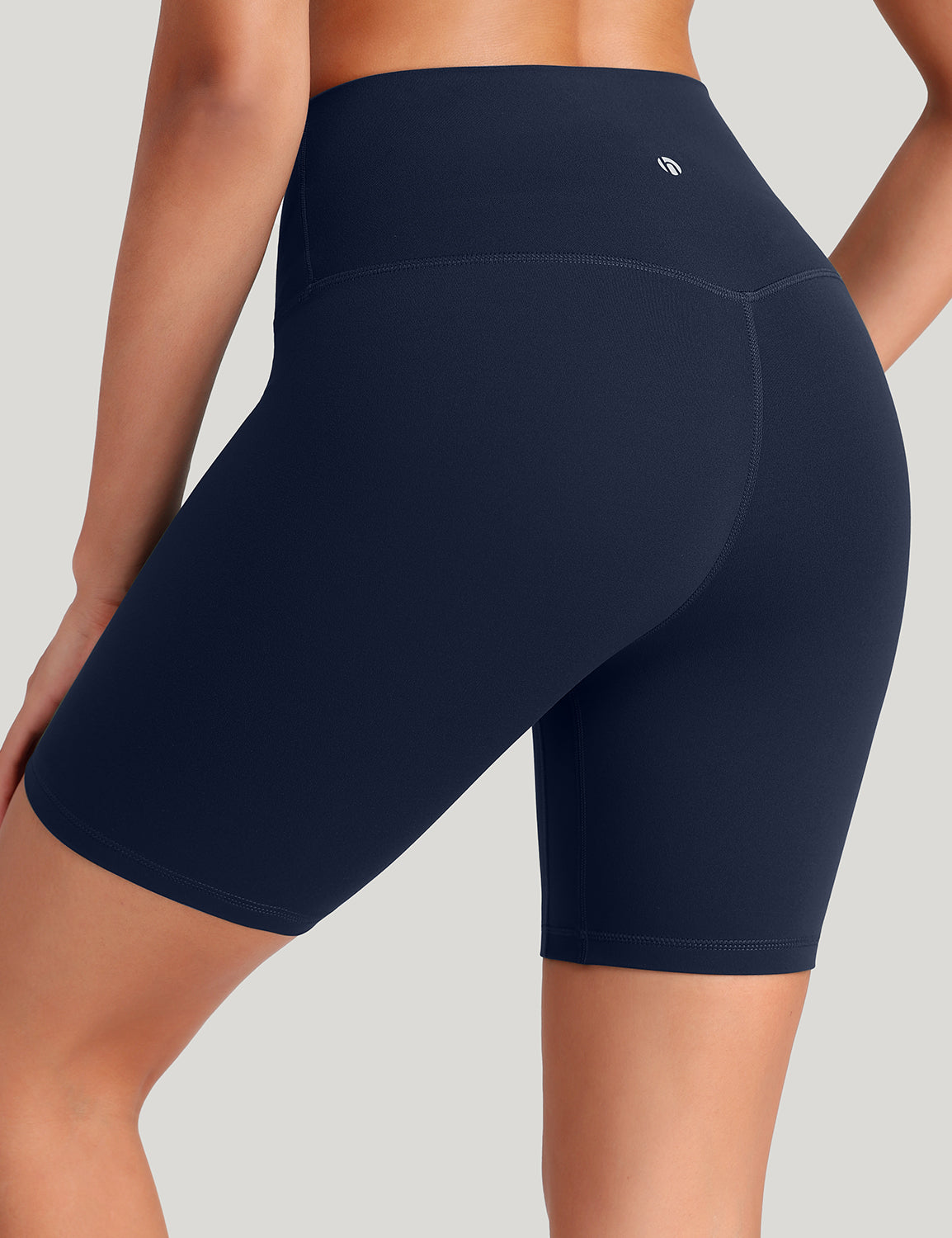 HeyNuts Women's Workout Pro Biker Short, High Waisted Tummy Control Athletic Running Spandex Yoga shorts 6''