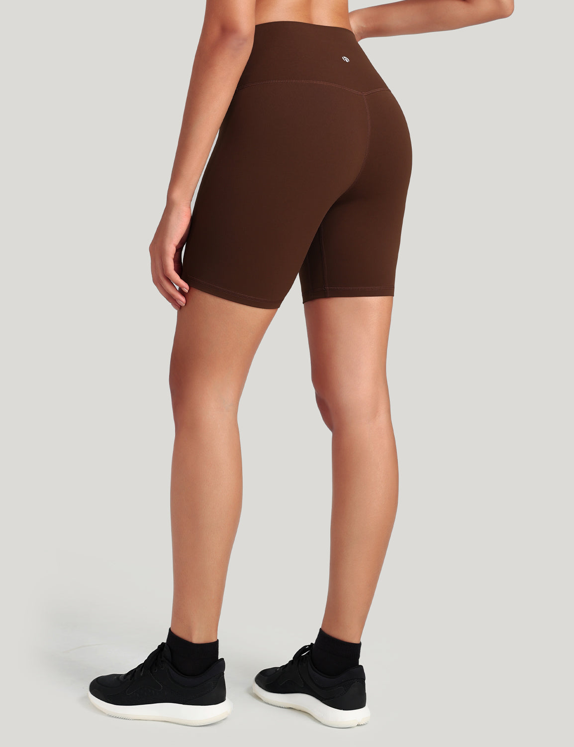 HeyNuts Women's Workout Pro Biker Short, High Waisted Tummy Control Athletic Running Spandex Yoga shorts 6''