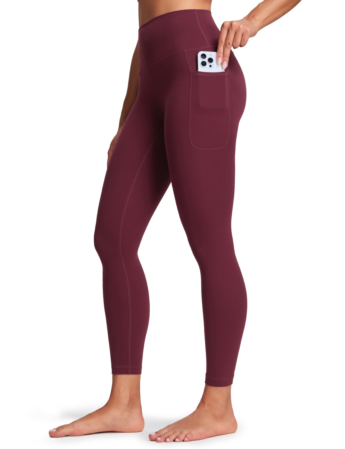 Pockets leggings Cassis