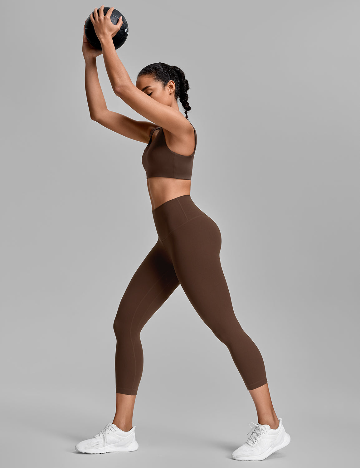 workout pro leggings 21 Java Coffee