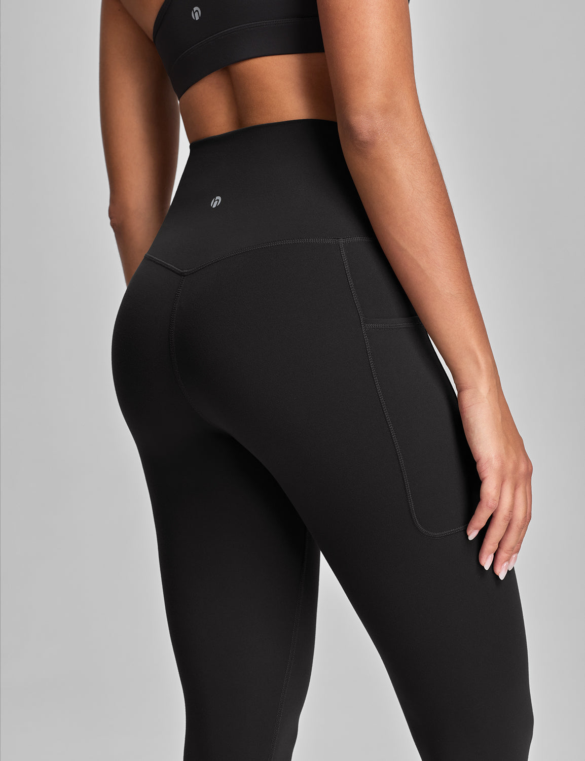 Pockets leggings Diamond Dye Coal Black