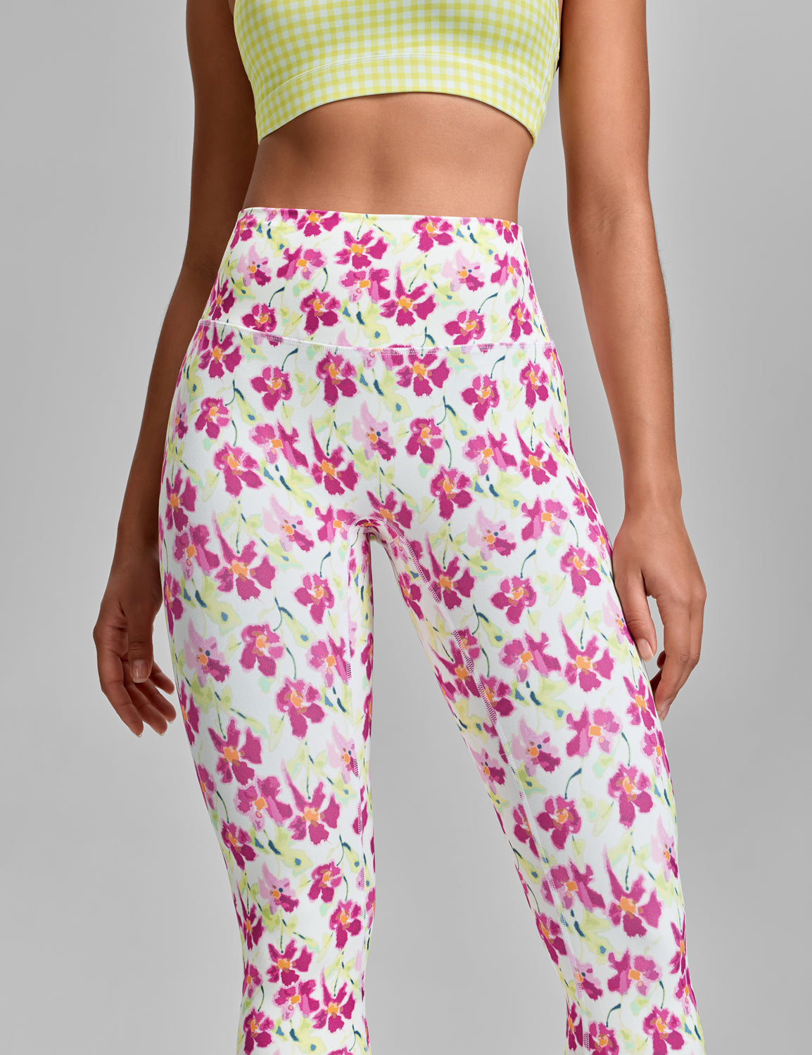 Yoga Leggings Capri Floral