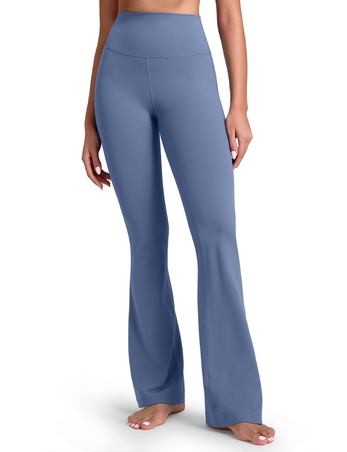 Mellow Flare Leggings Washed Denim
