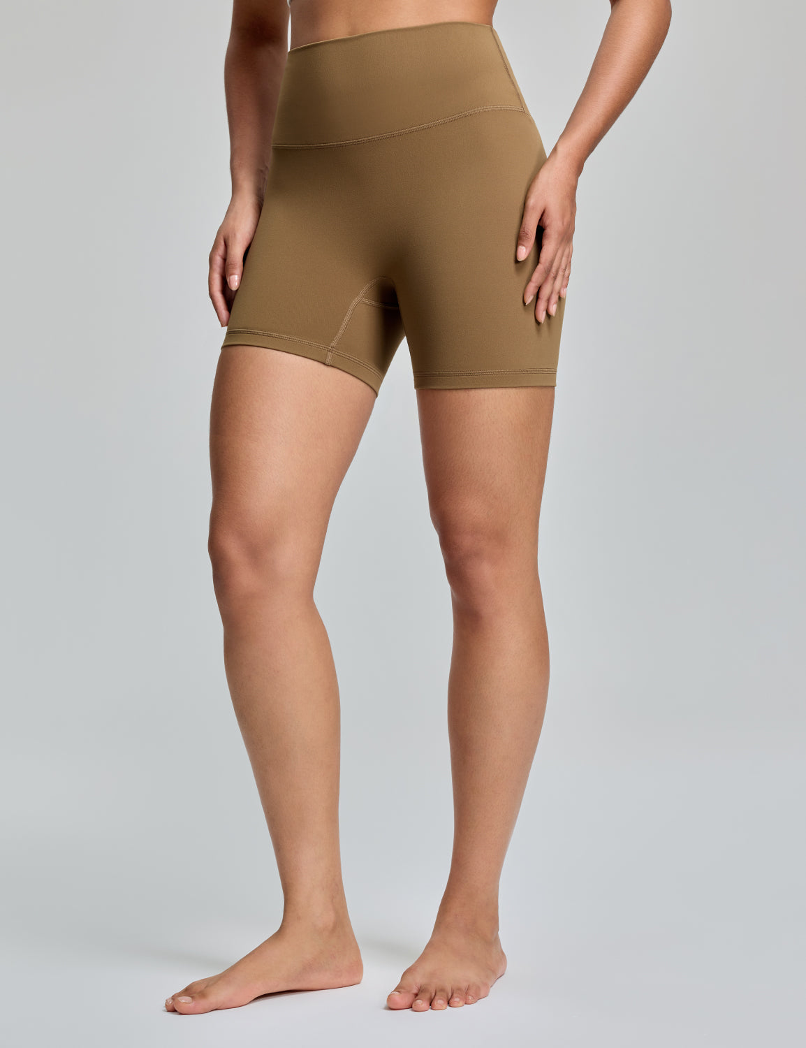 No Front Seam Athletic Shorts