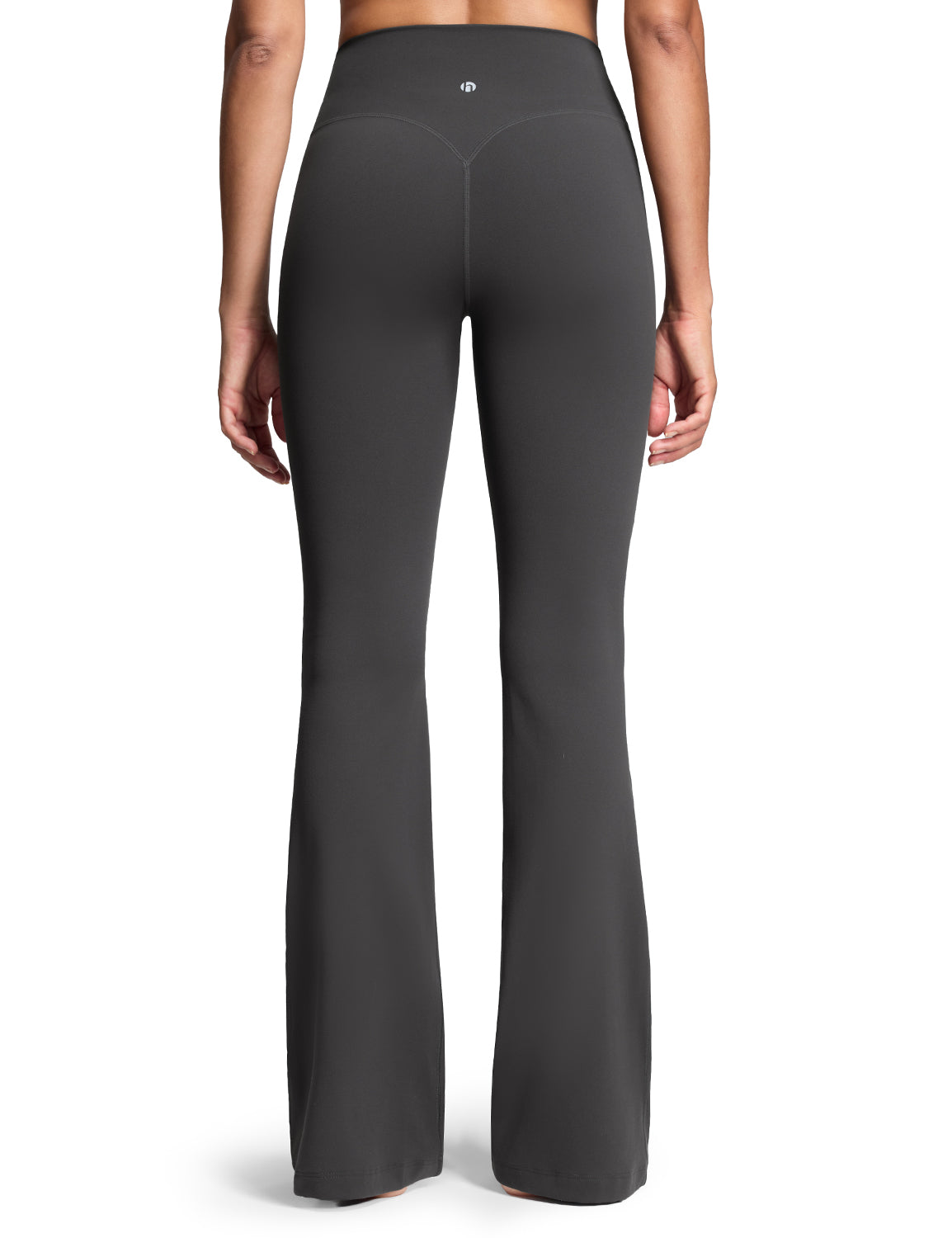 Harmony Flare Leggings No Front Seam Bold V-Dip Back