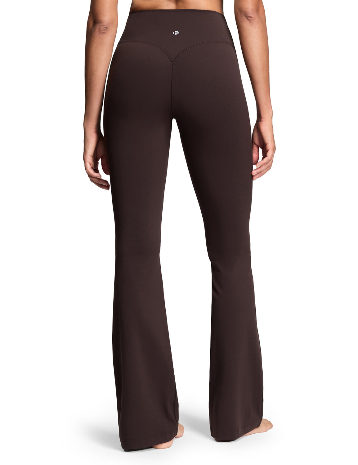 Harmony Flare Leggings No Front Seam Bold V-Dip Back