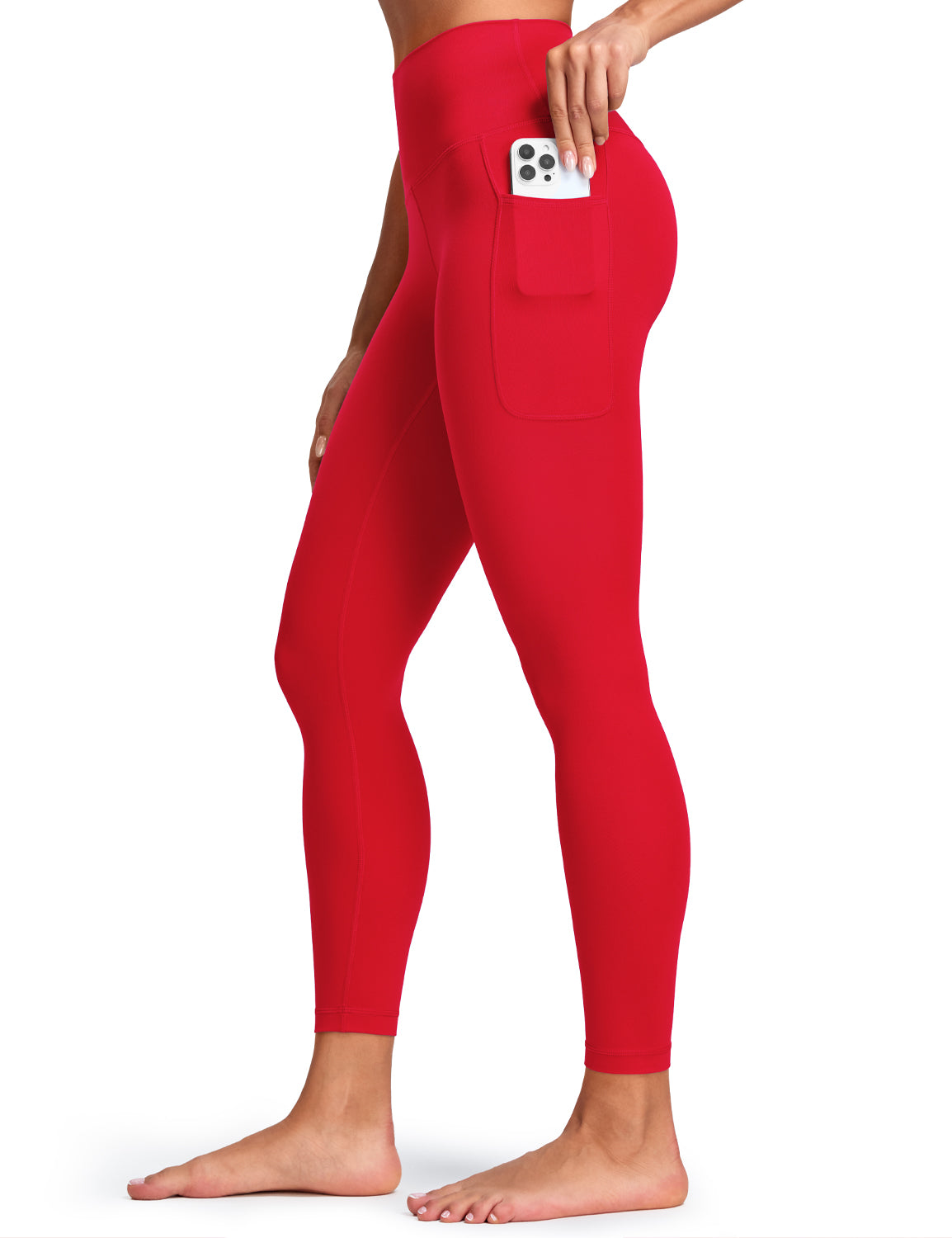 Pockets leggings True Red