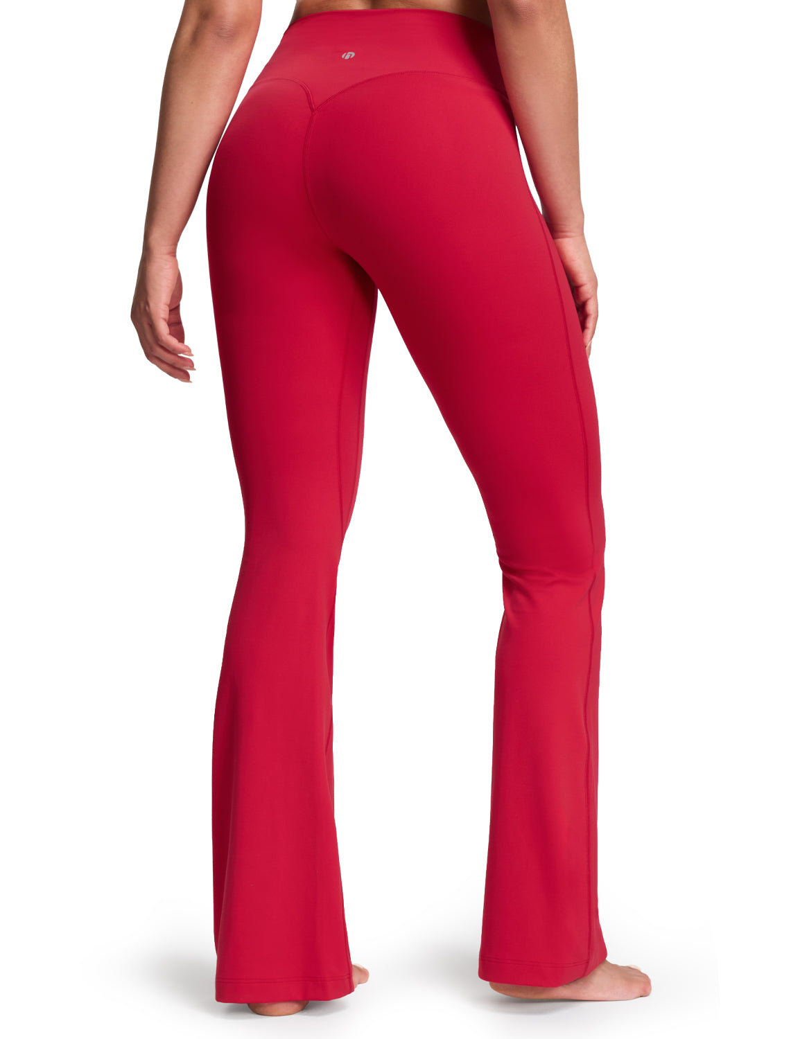 Harmony Flare Leggings No Front Seam Bold V-Dip Back