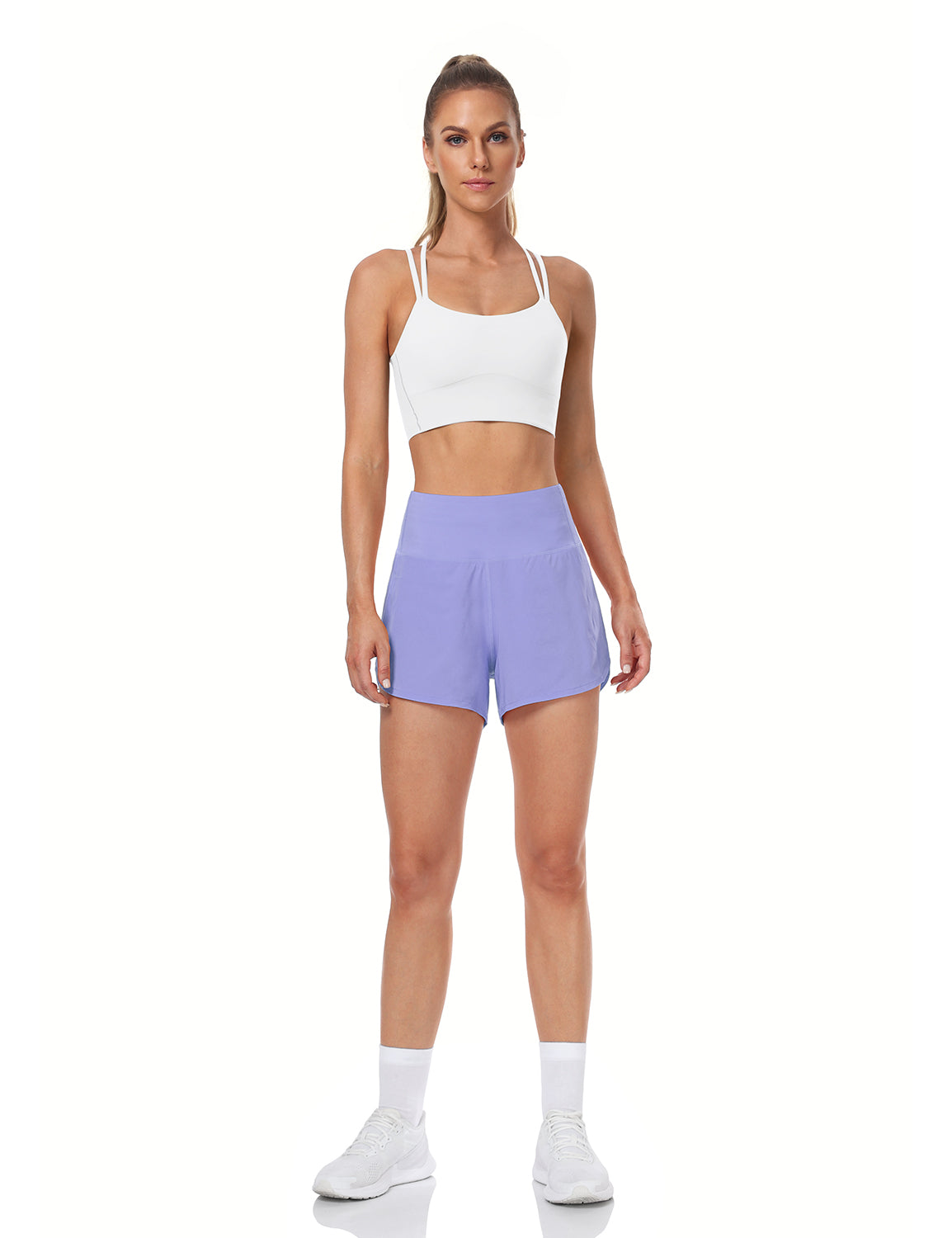 Running Shorts Dark Lavender
