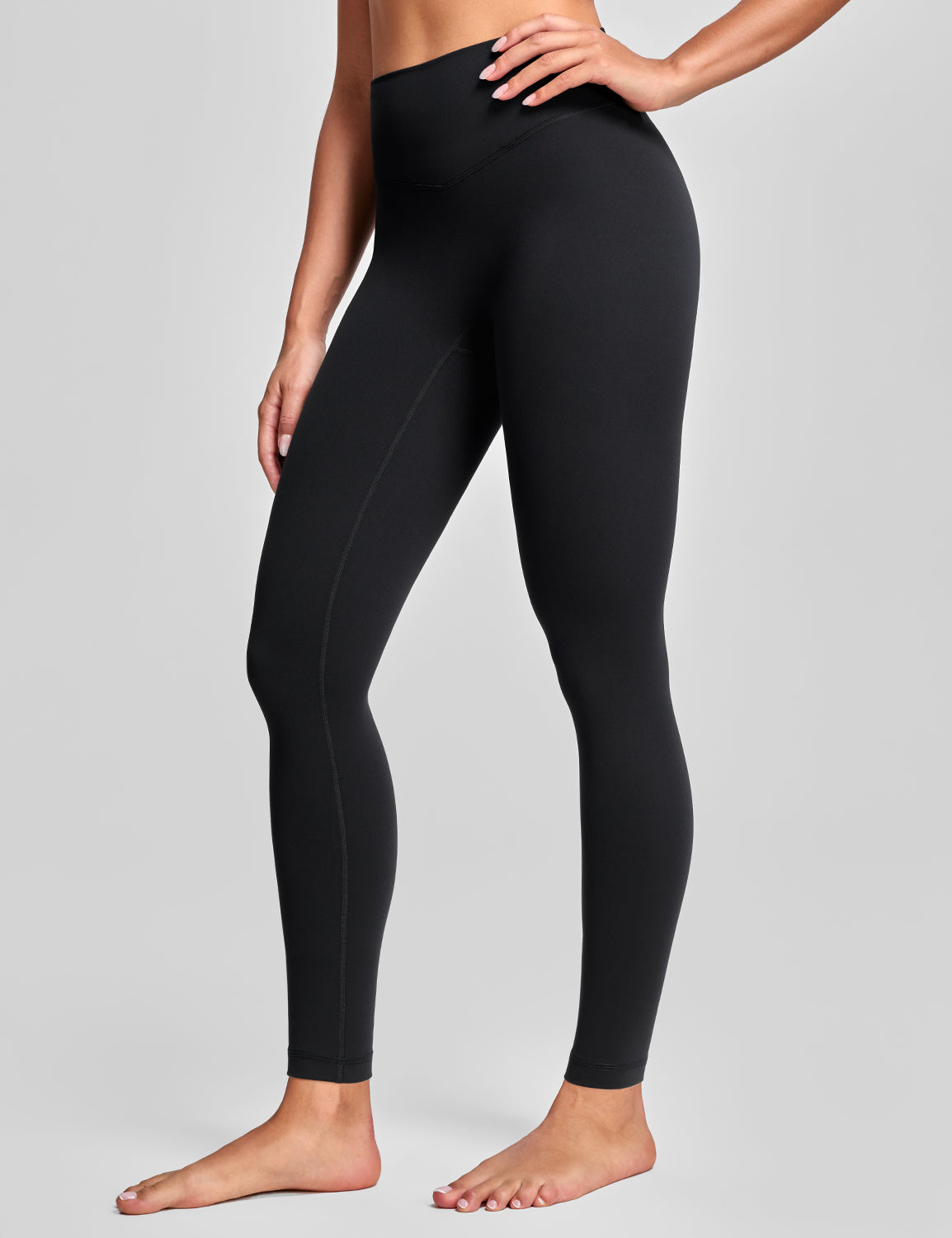 No Front Seam Yoga Leggings