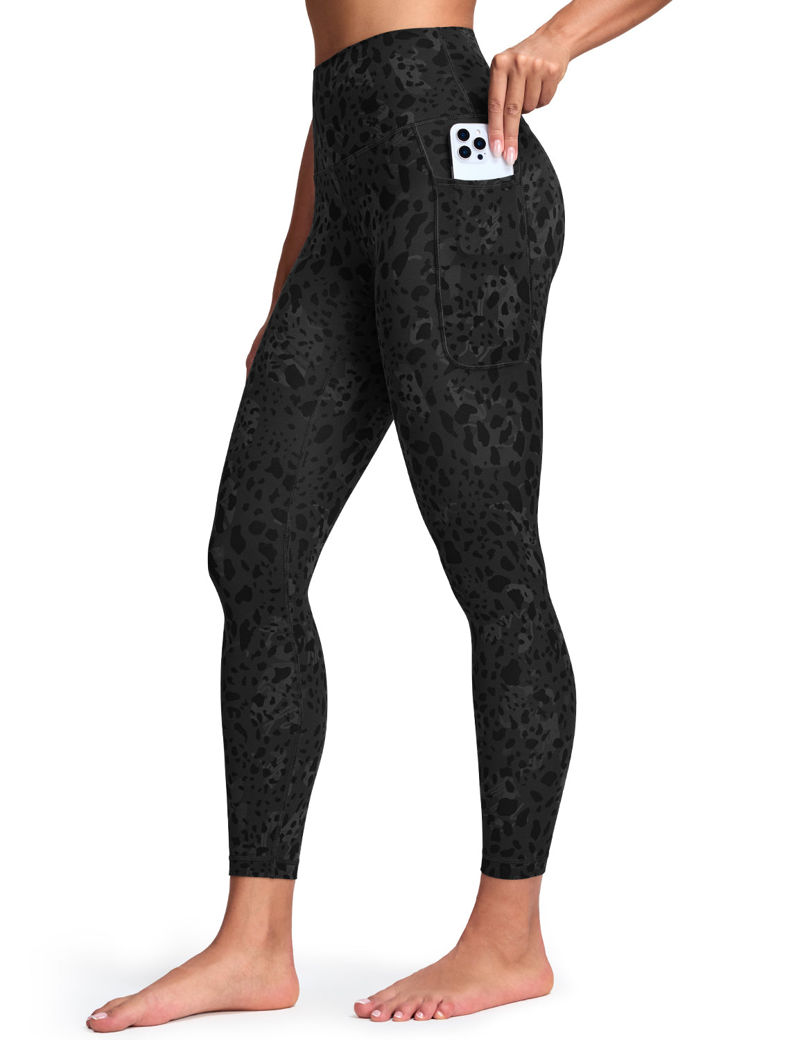 Pockets leggings Black Cheetah