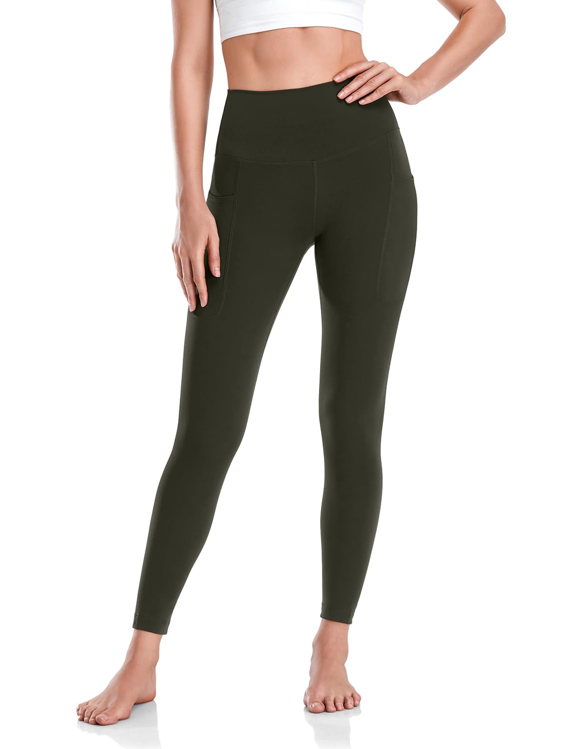 Pockets leggings Dark Olive