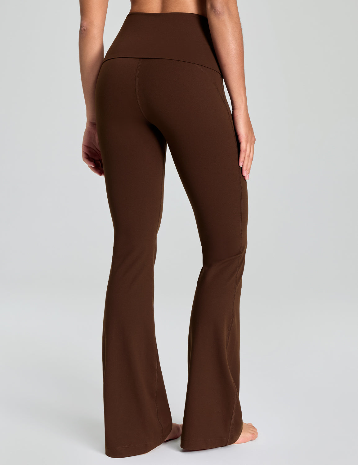 Mellow Foldover-Waist Flared Leggings 30.5"