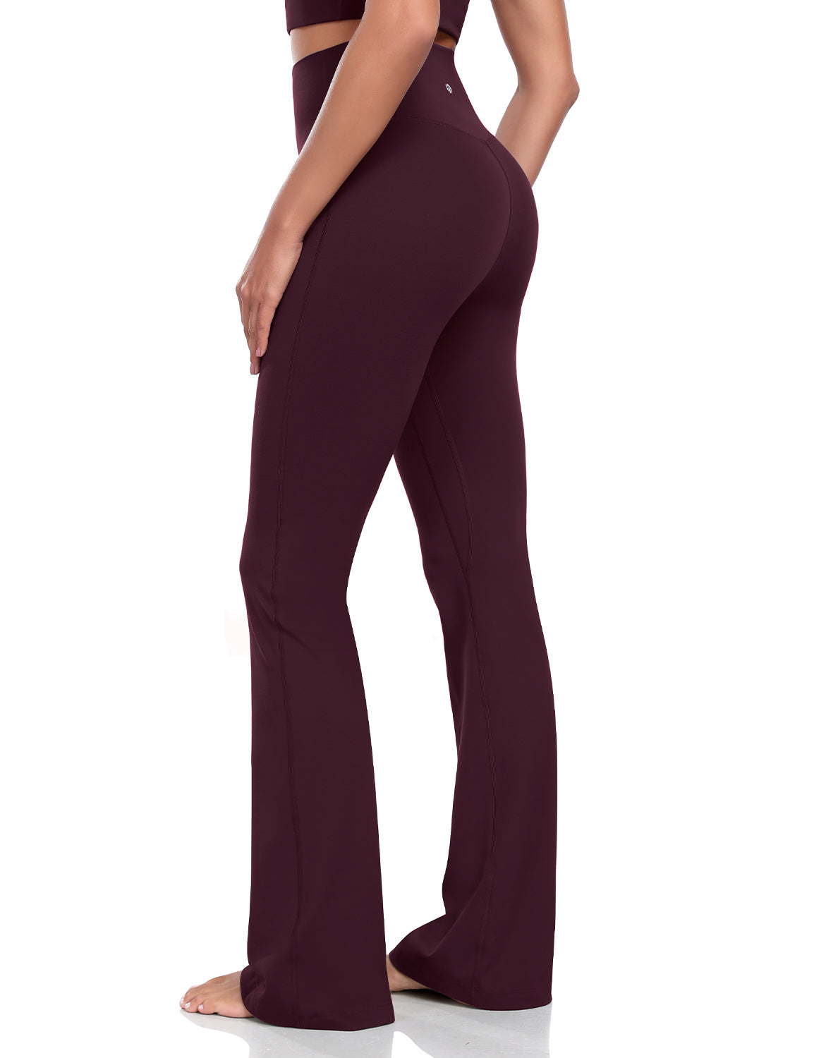 Harmony Flare Leggings Dark Plum