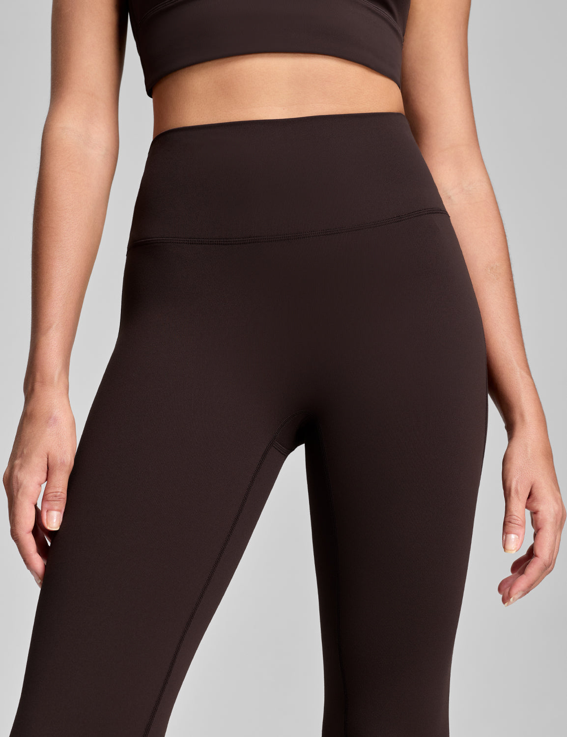 Mellow Flare Leggings No Front Seam