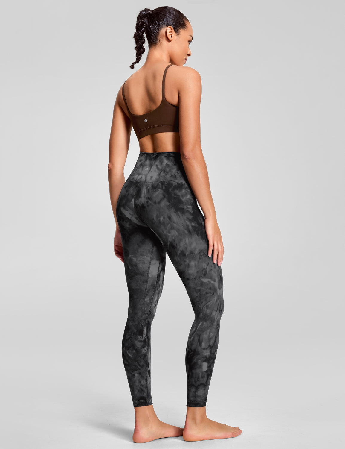Yoga Leggings Black Cheetah