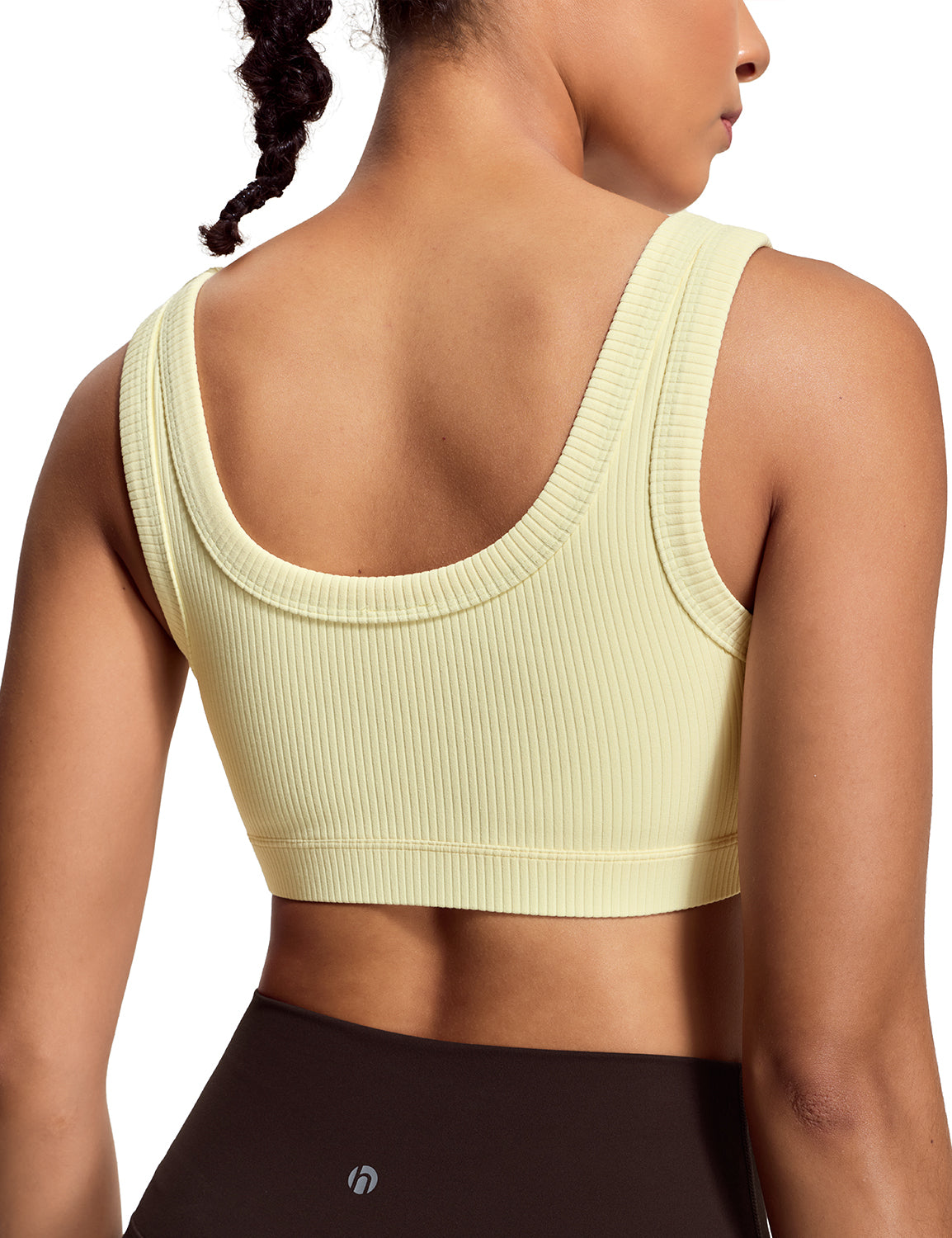 U Back Ribbed Bras, A-D Cups