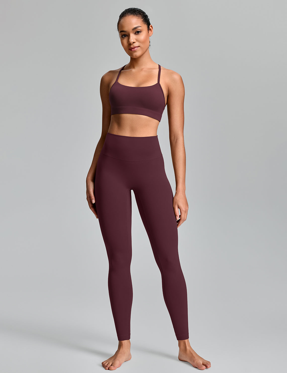 No Front Seam Yoga Leggings 28''