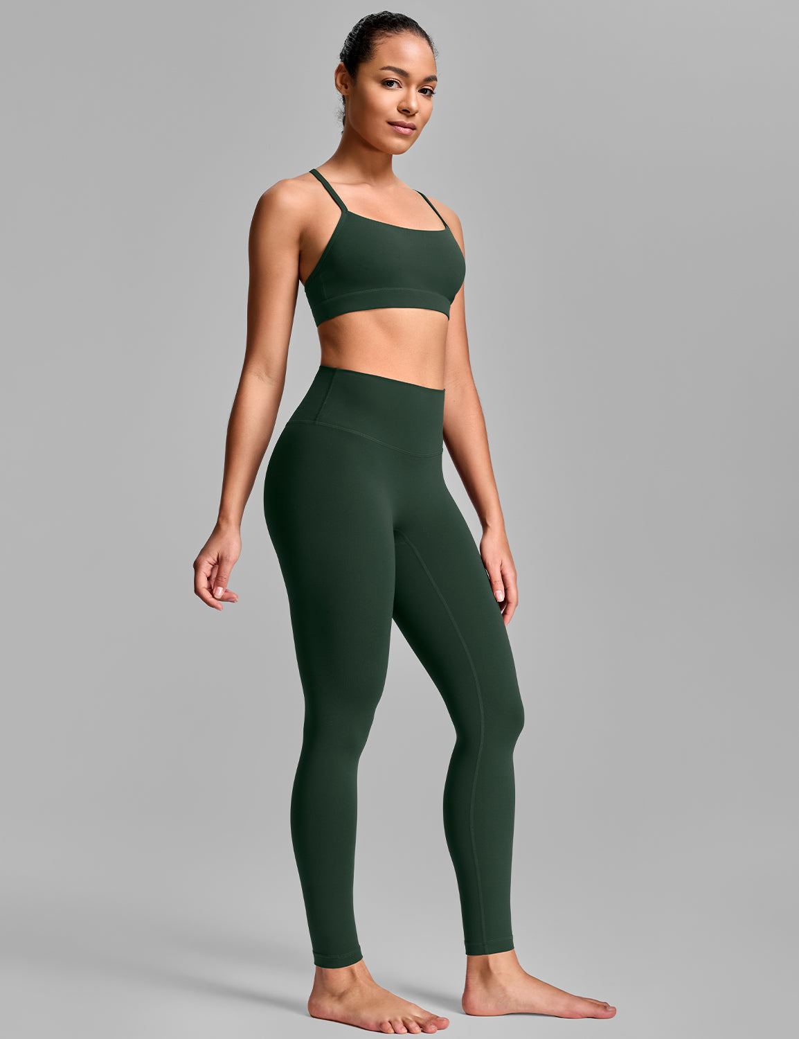 No Front Seam Yoga Leggings 28''