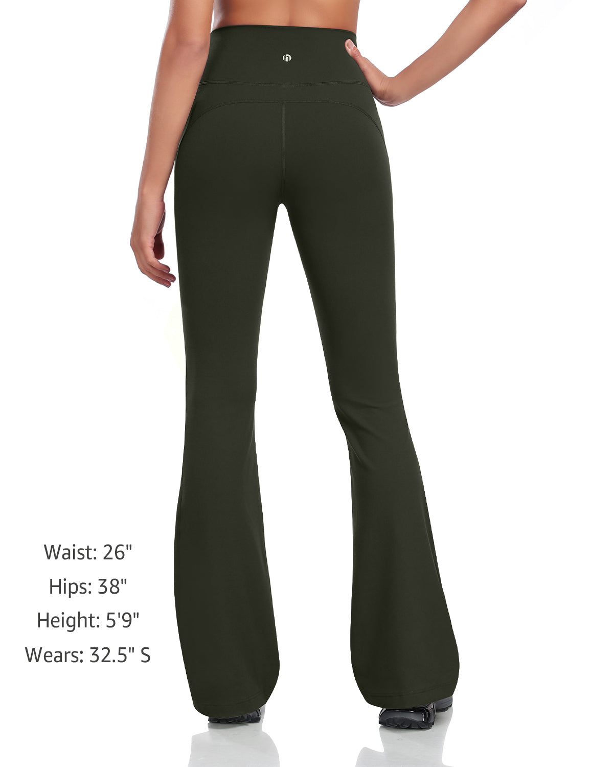 Mellow Flare Leggings 32.5 Dark Olive
