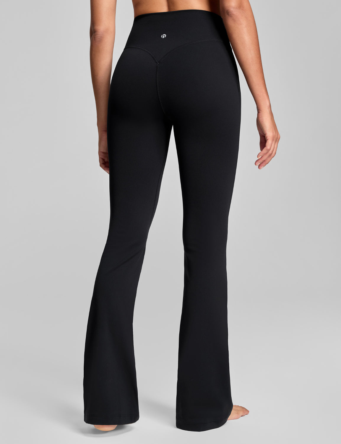 Harmony Flare Leggings No Front Seam Bold V-Dip Back