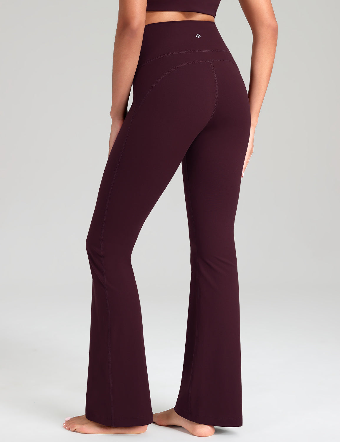 Mellow Flare Leggings Dark Plum