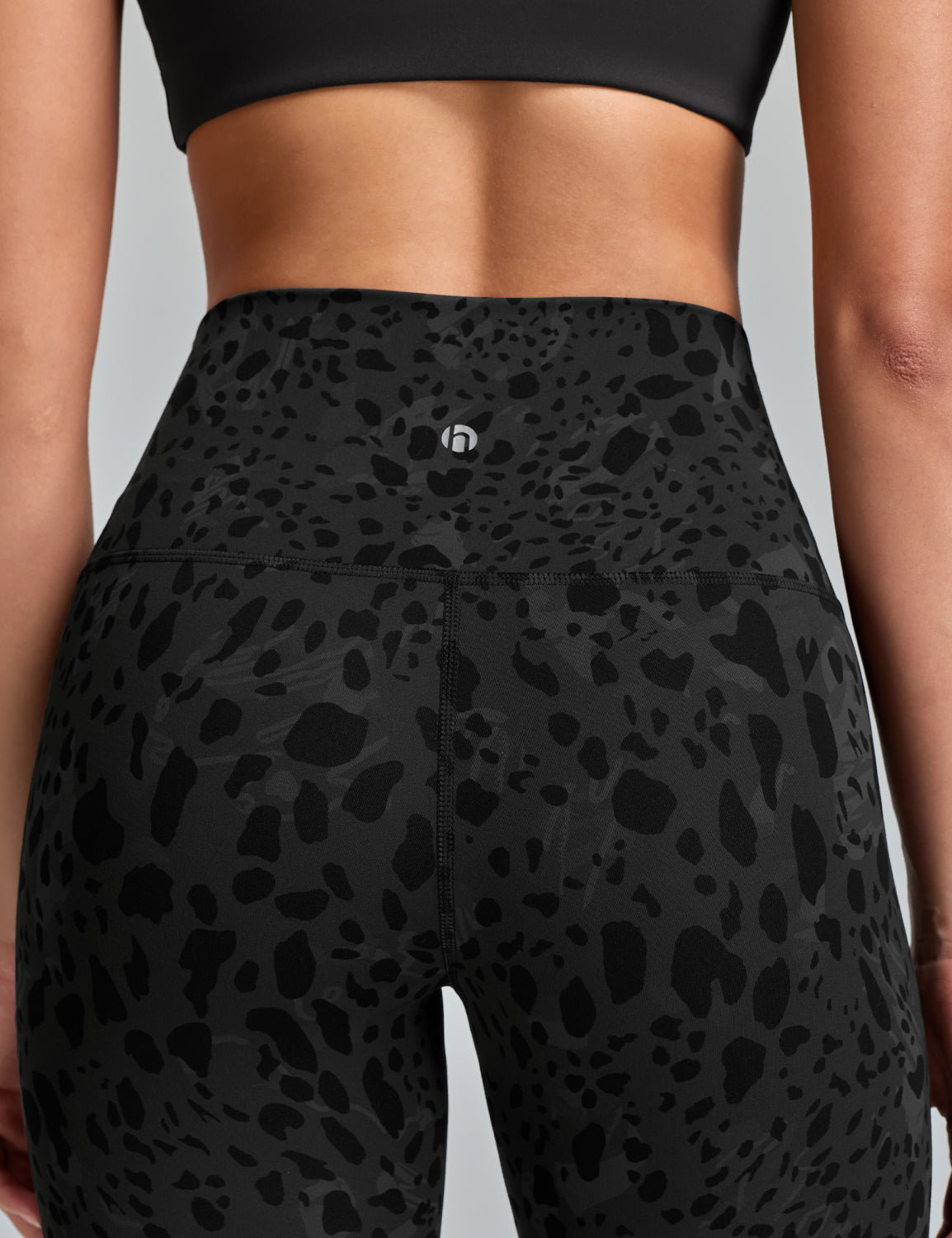 Leggings Black Cheetah