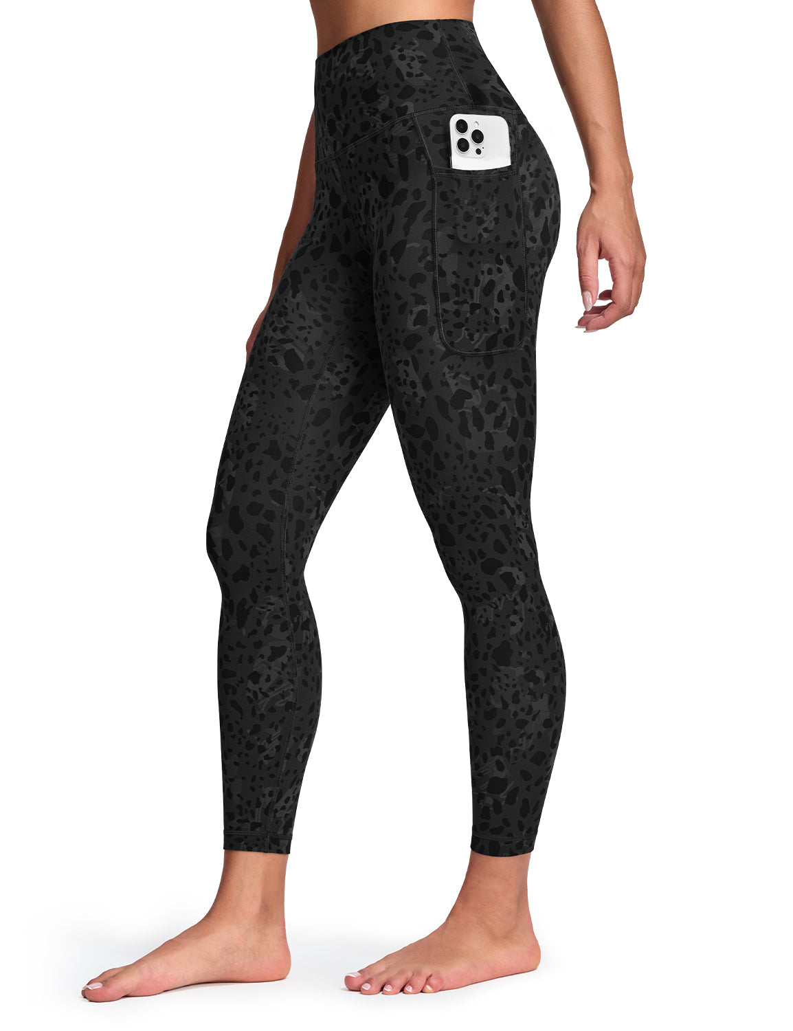 Pockets leggings Black Cheetah