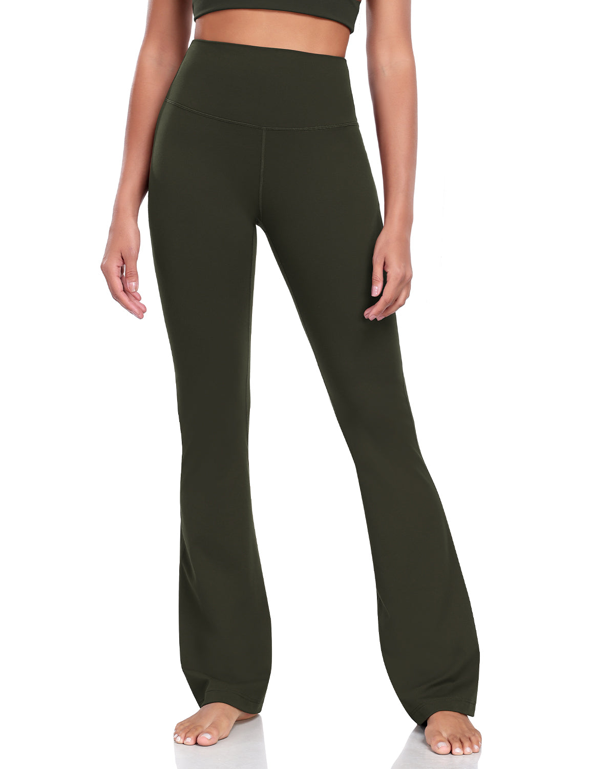 Mellow Flare Leggings 32.5 Dark Olive