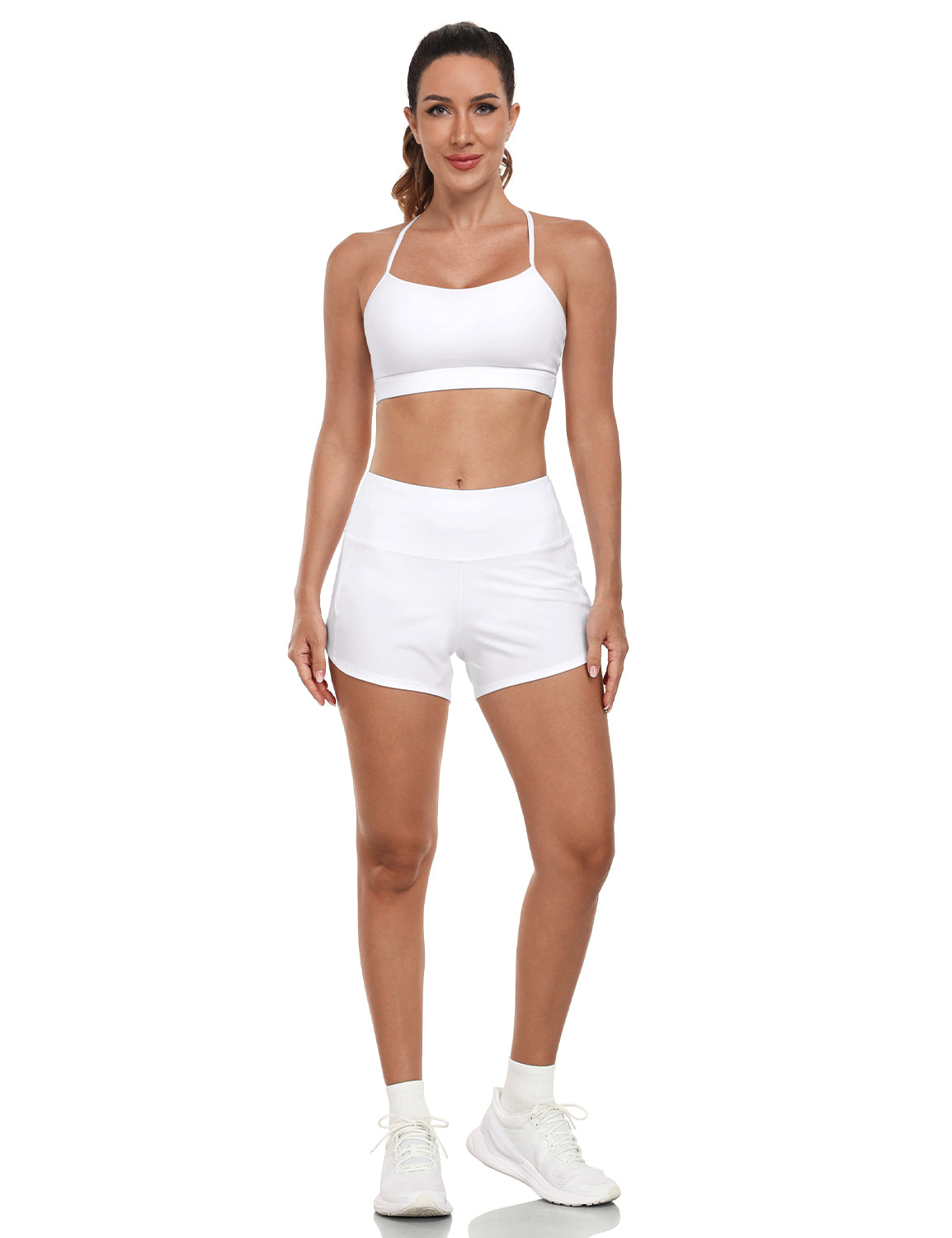 Running Shorts White