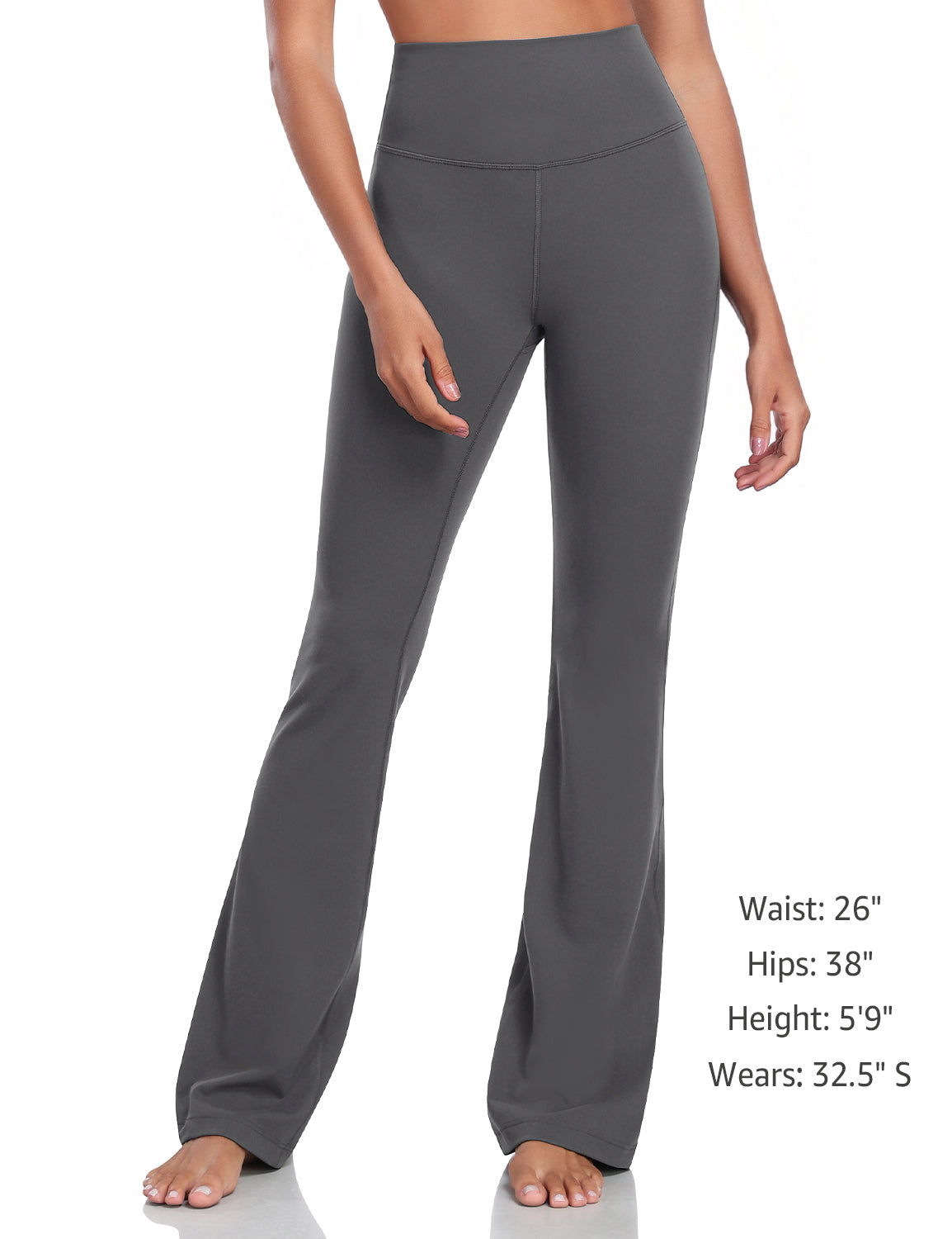 Mellow Flare Leggings 32.5 Graphite Grey