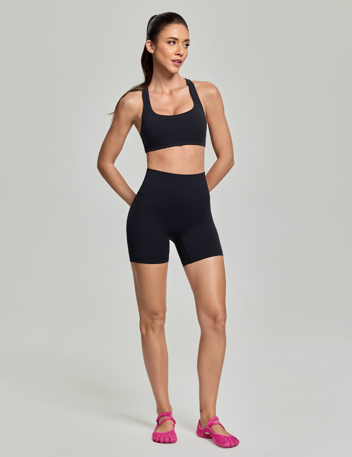 Criss Cross Back Sports Bra, A-D Cups