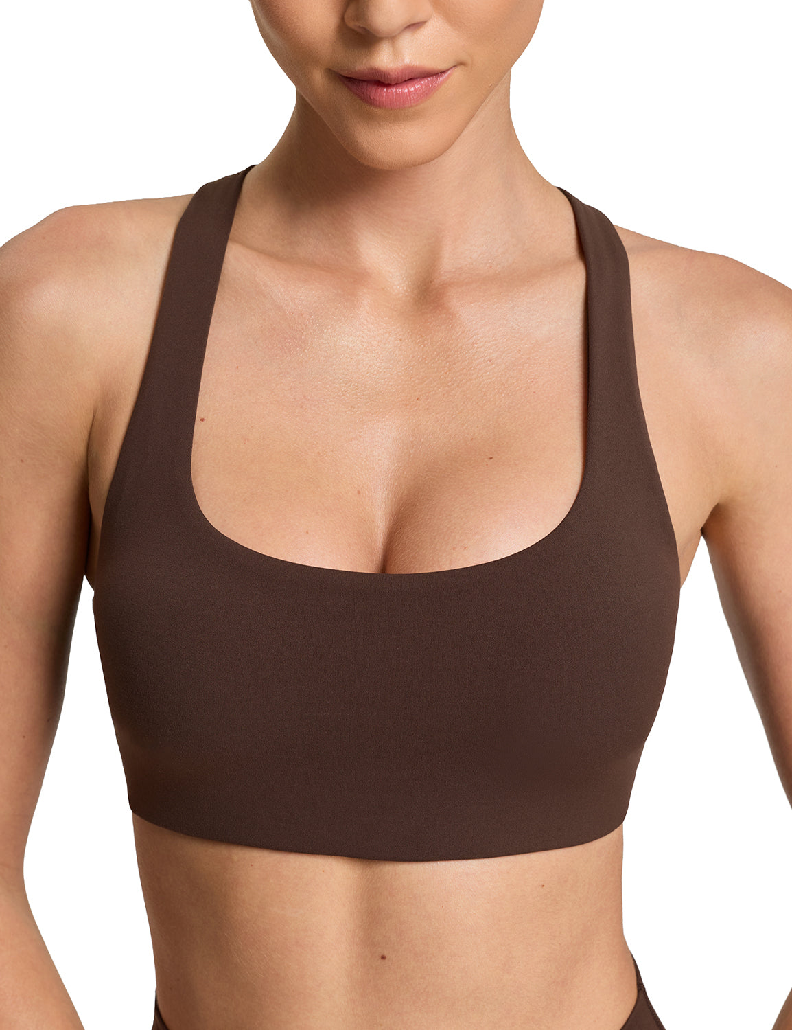 Criss Cross Back Sports Bra, A-D Cups