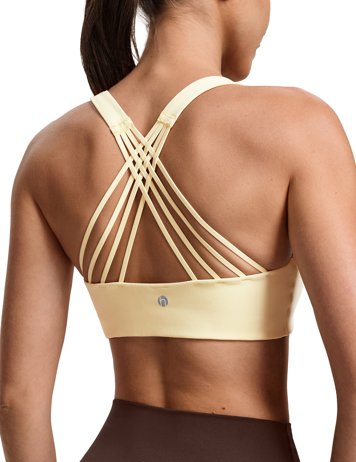 Criss Cross Back Sports Bra, A-D Cups