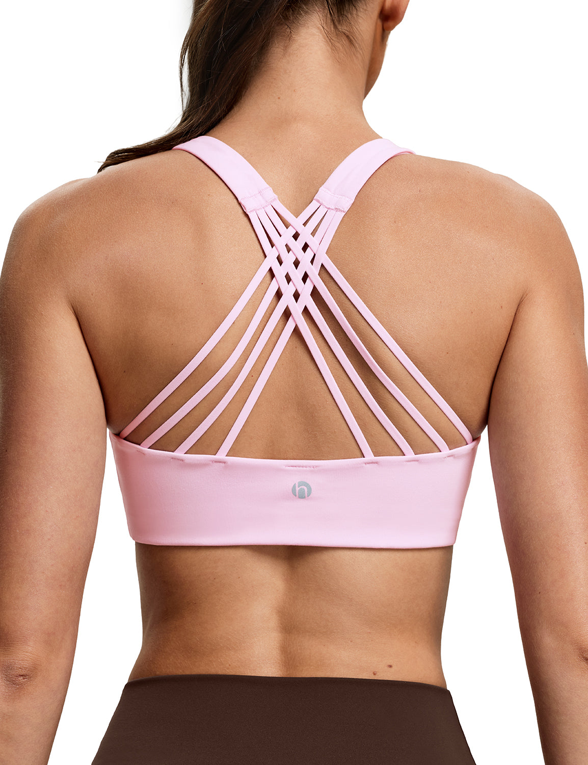 Criss Cross Back Sports Bra, A-D Cups