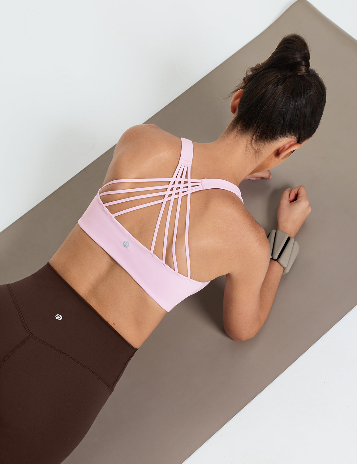 Criss Cross Back Sports Bra, A-D Cups