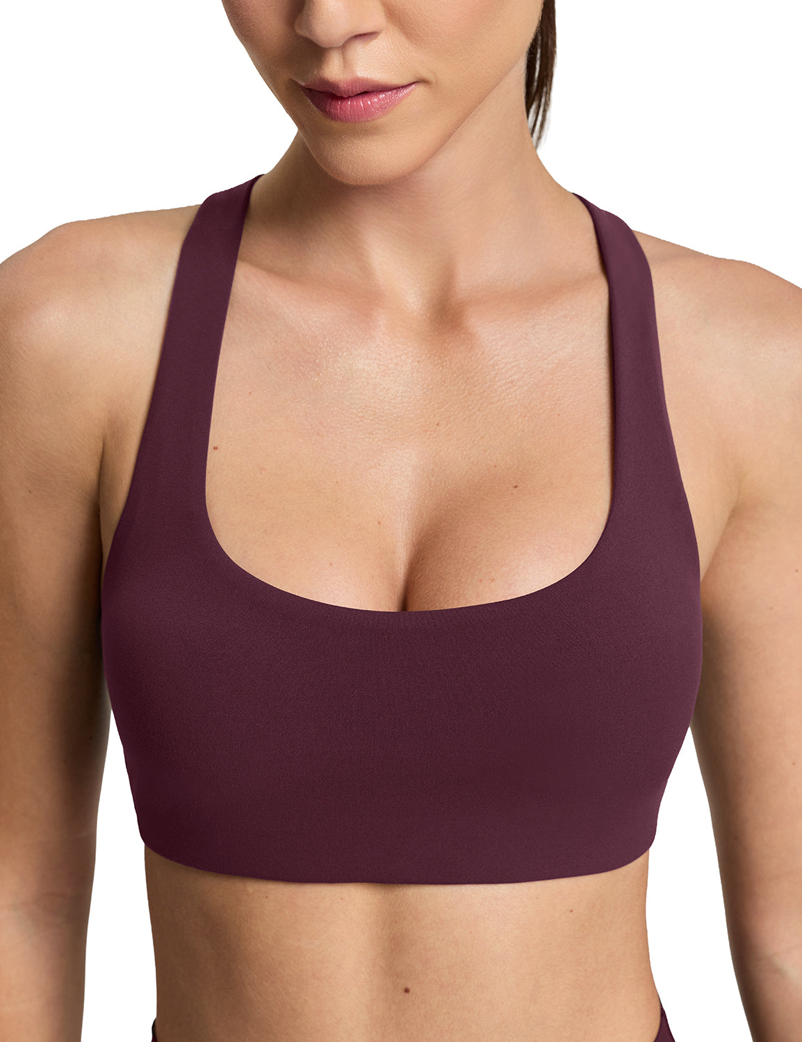 Criss Cross Back Sports Bra, A-D Cups
