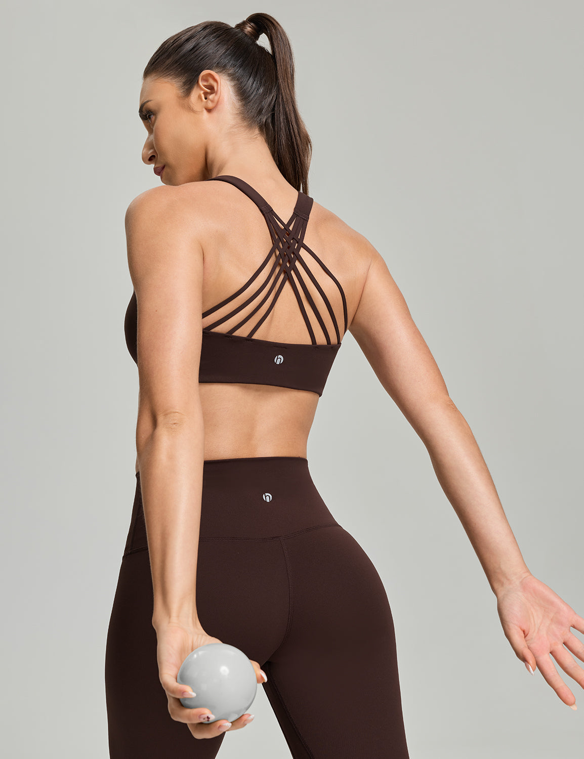 Criss Cross Back Sports Bra, A-D Cups