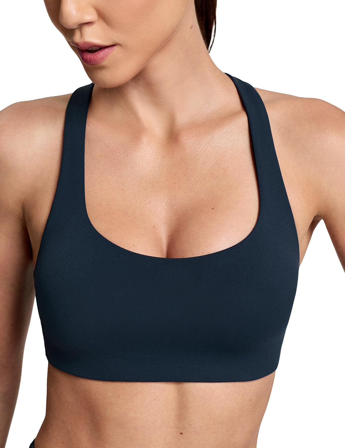 Criss Cross Back Sports Bra, A-D Cups