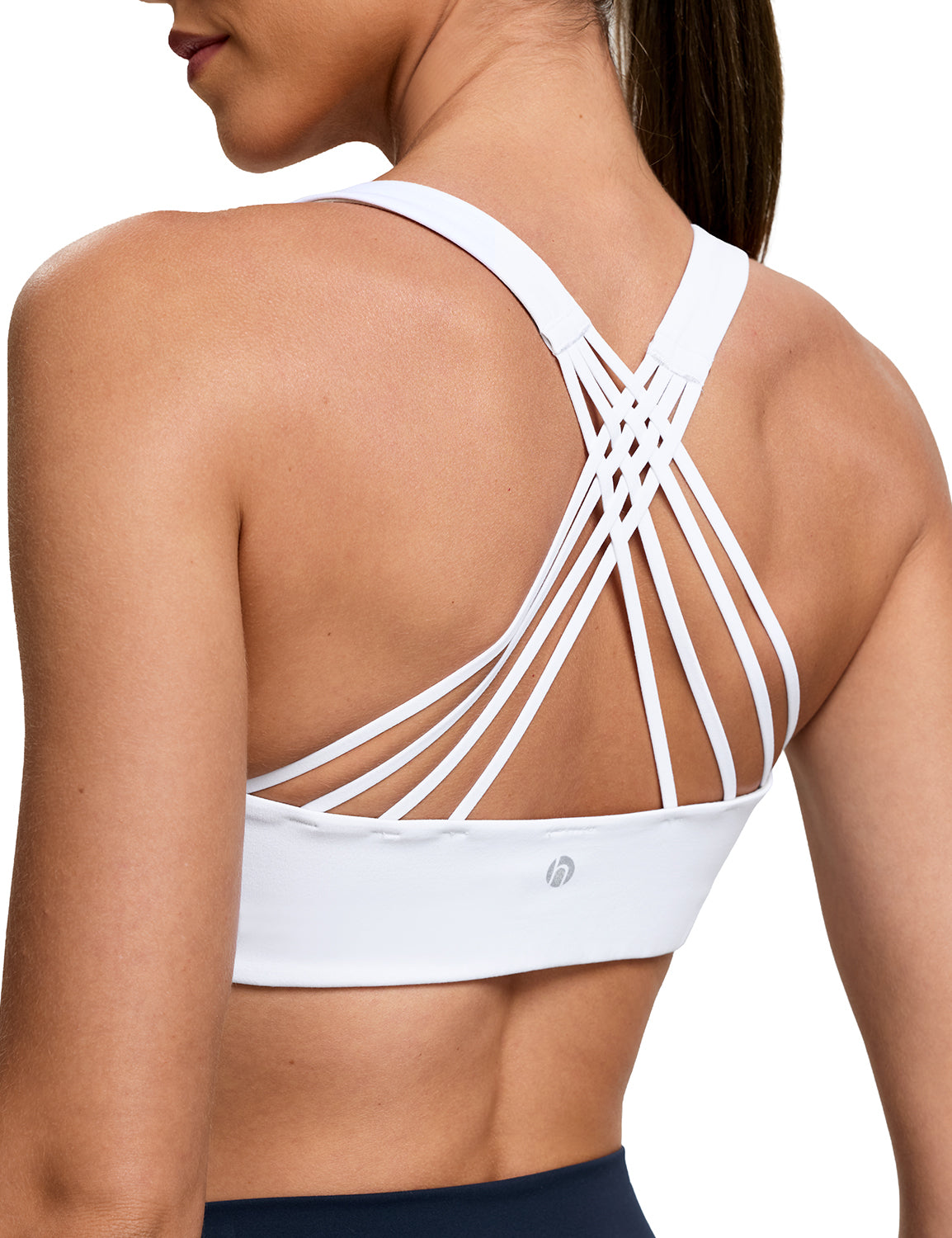 Criss Cross Back Sports Bra, A-D Cups